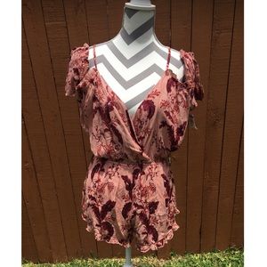 Topshop Floral Romper